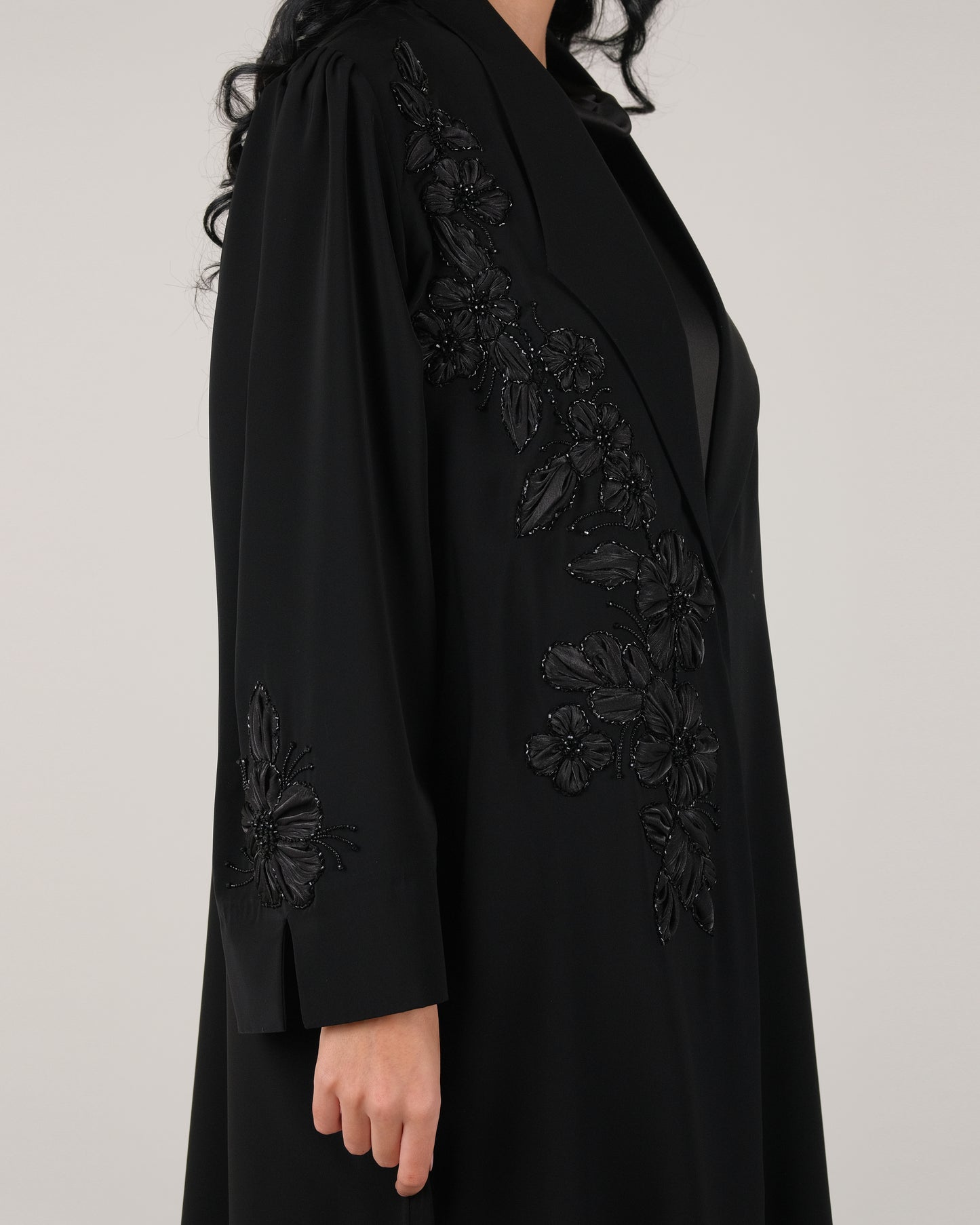 Grace in Floral HandWork Abaya