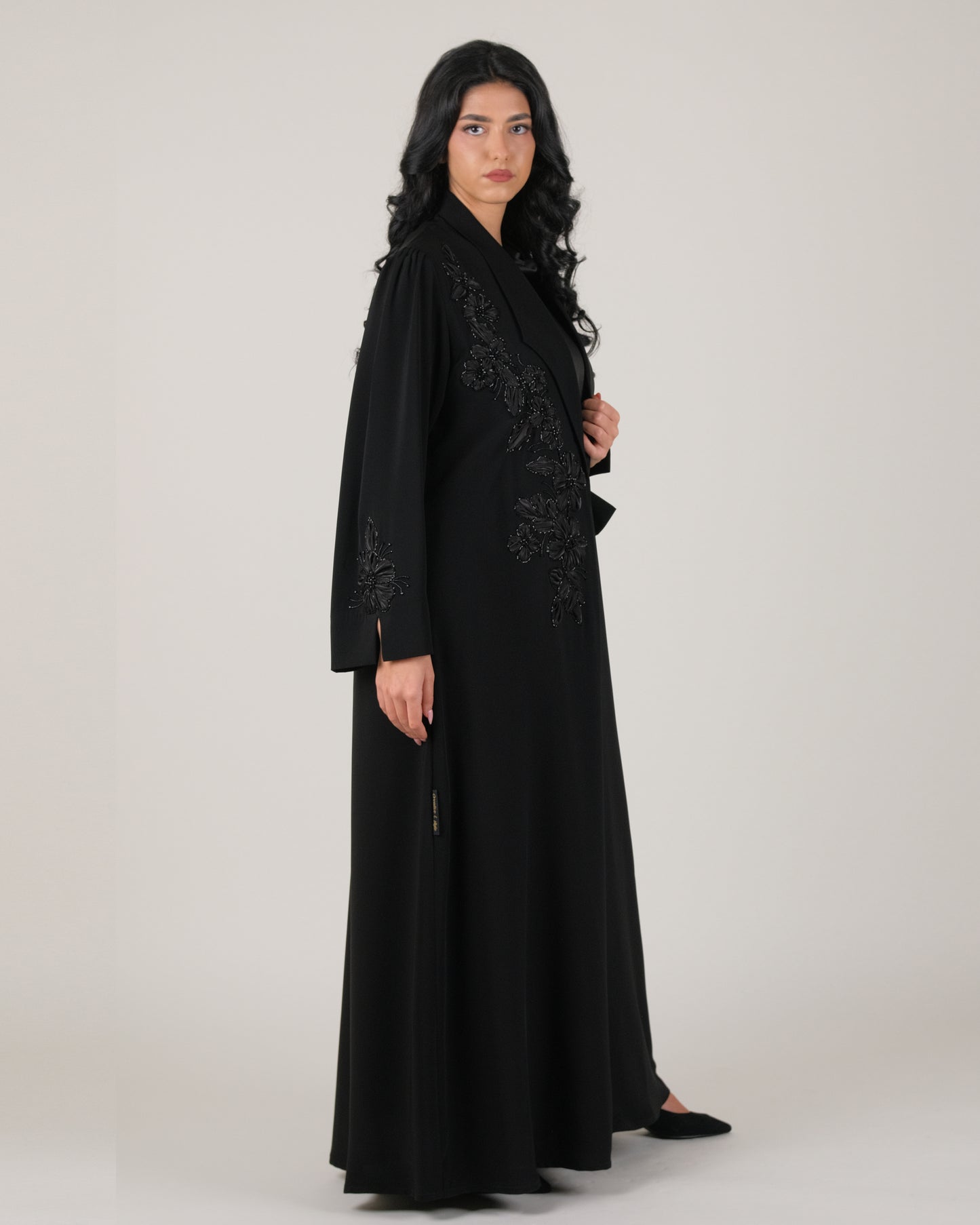 Grace in Floral HandWork Abaya