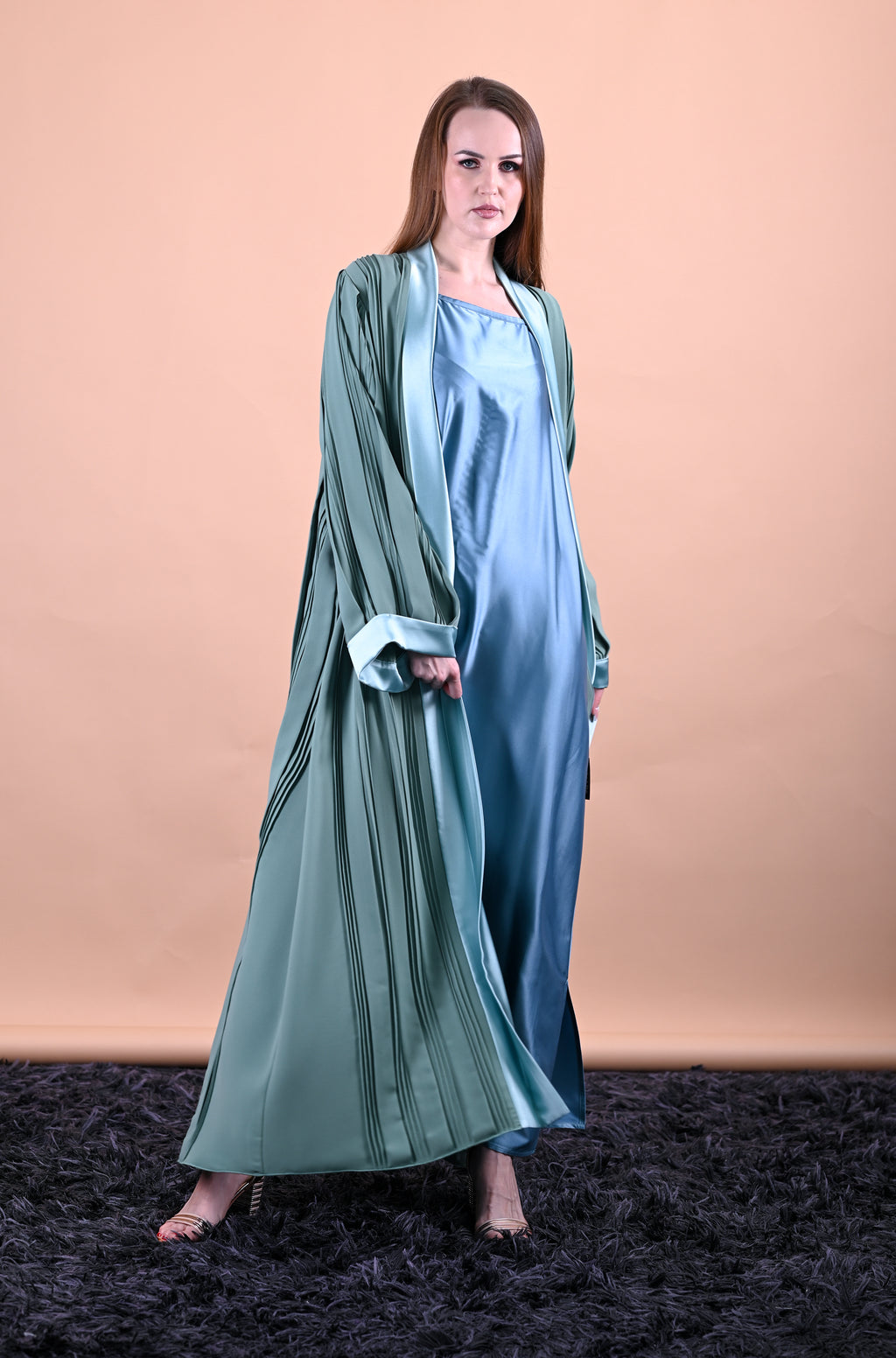 Legendry Hand Made Enigma Green Abaya