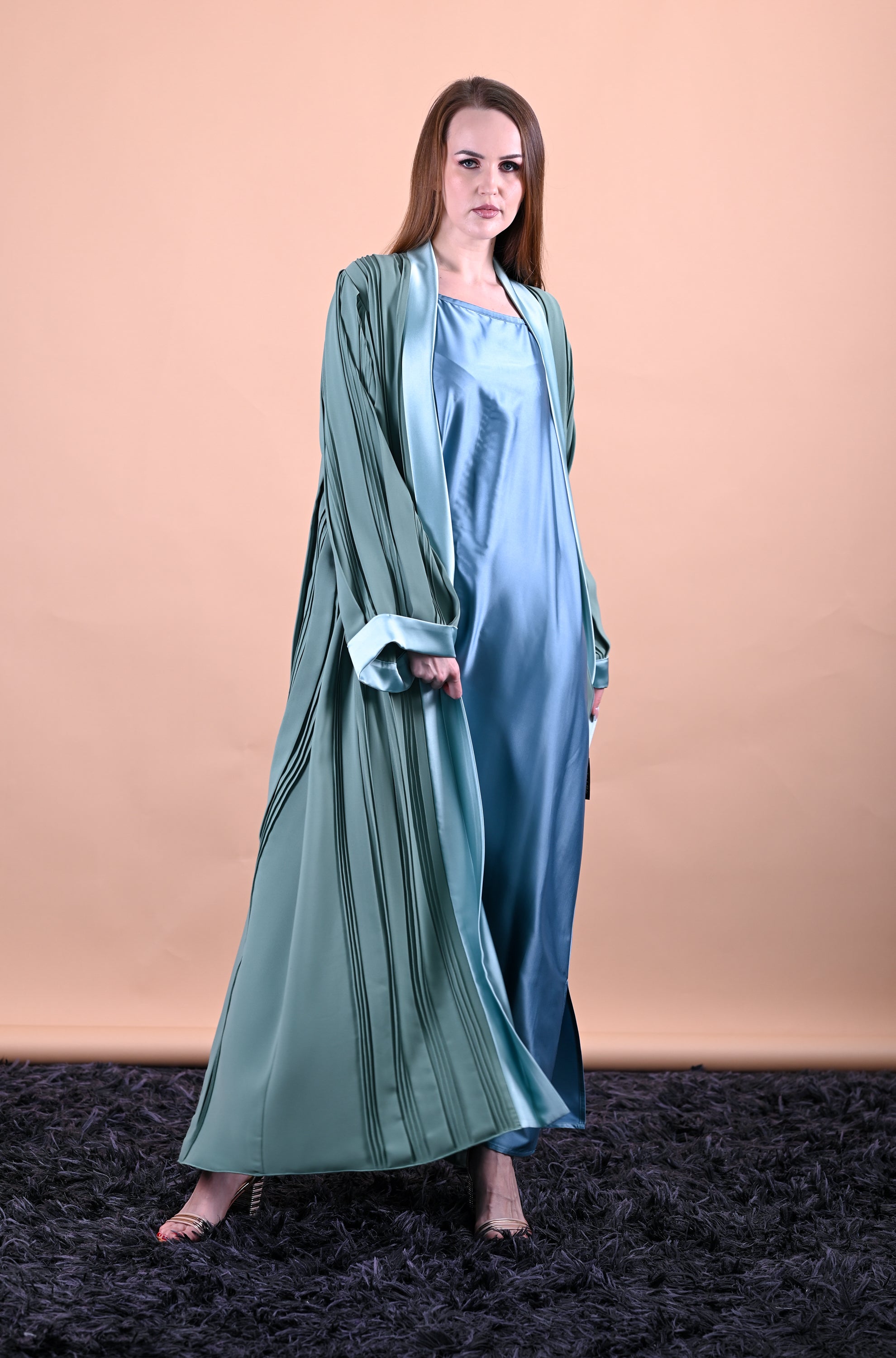 Legendry Hand Made Enigma Green Abaya