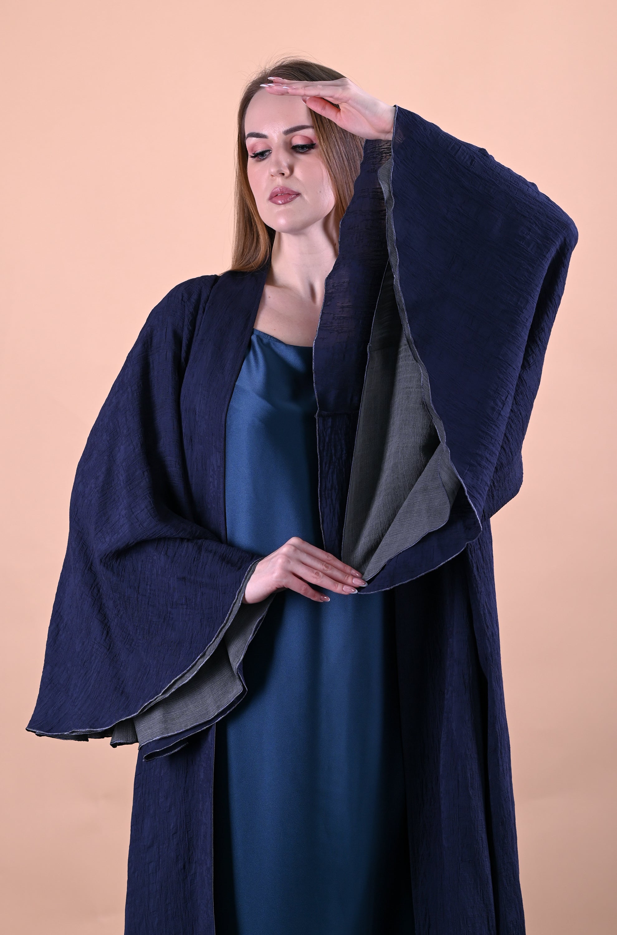 Nylon Fabric Abaya Umbrella Hand Design