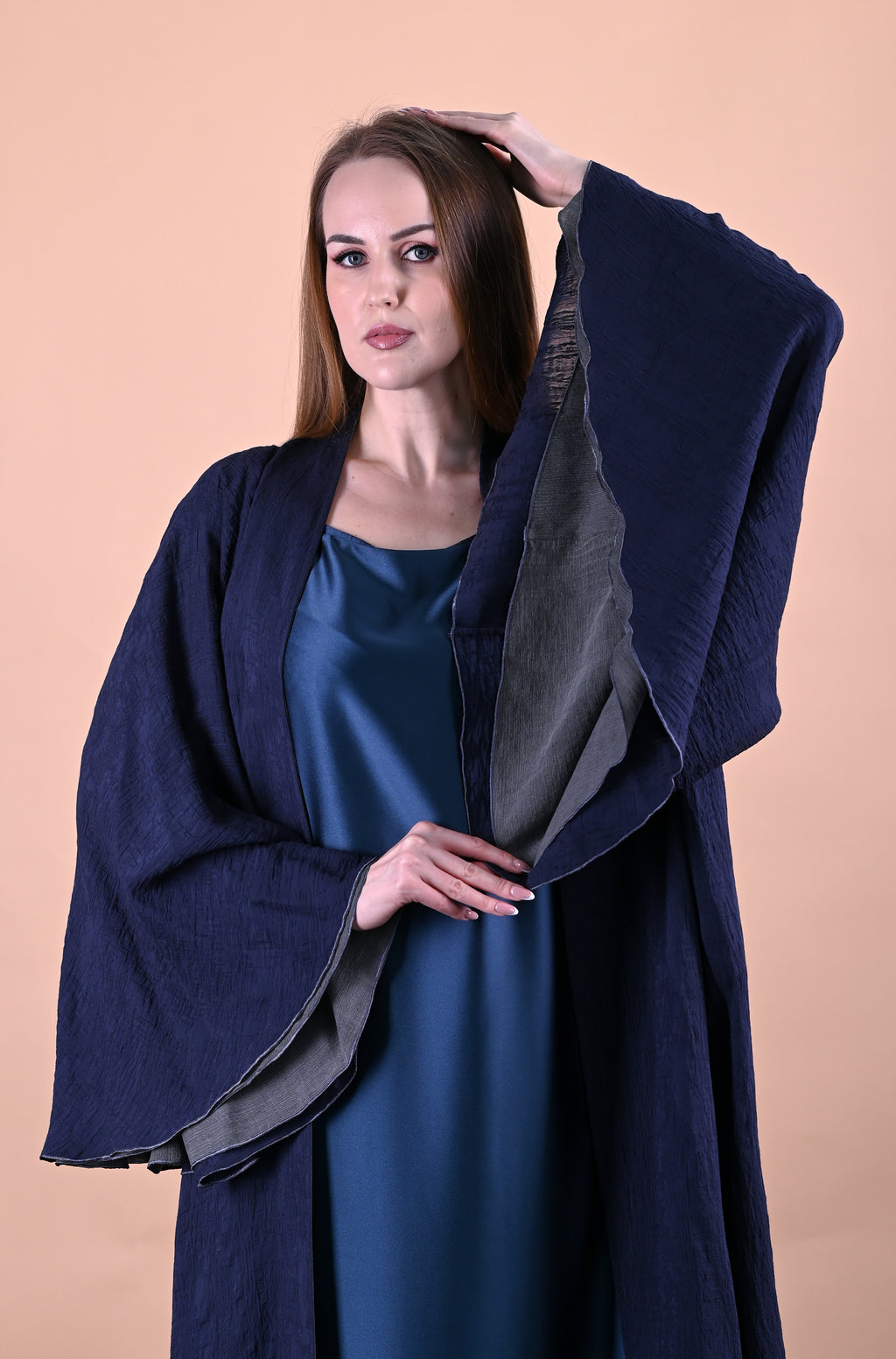 Nylon Fabric Abaya Umbrella Hand Design