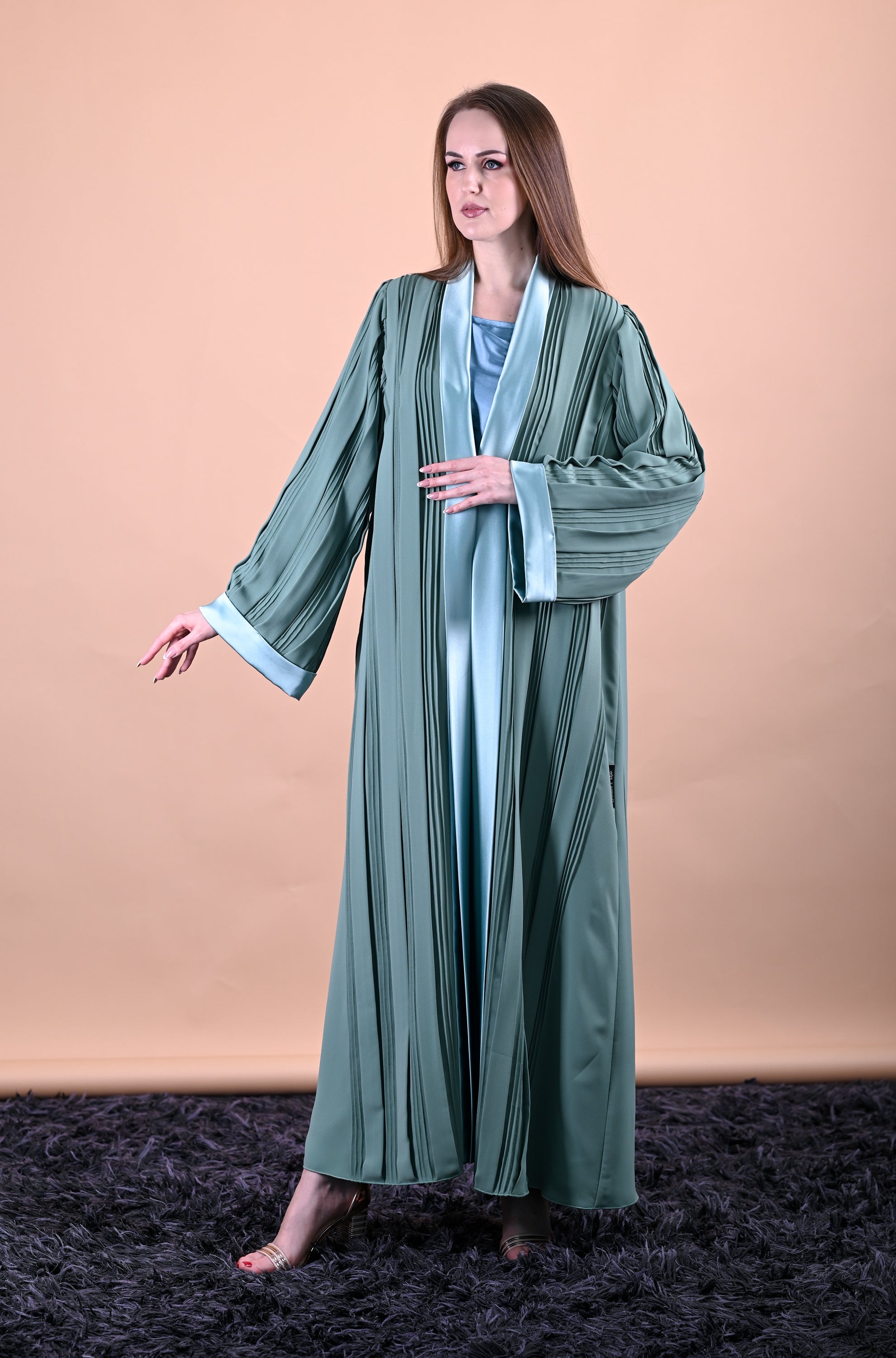 Legendry Hand Made Enigma Green Abaya