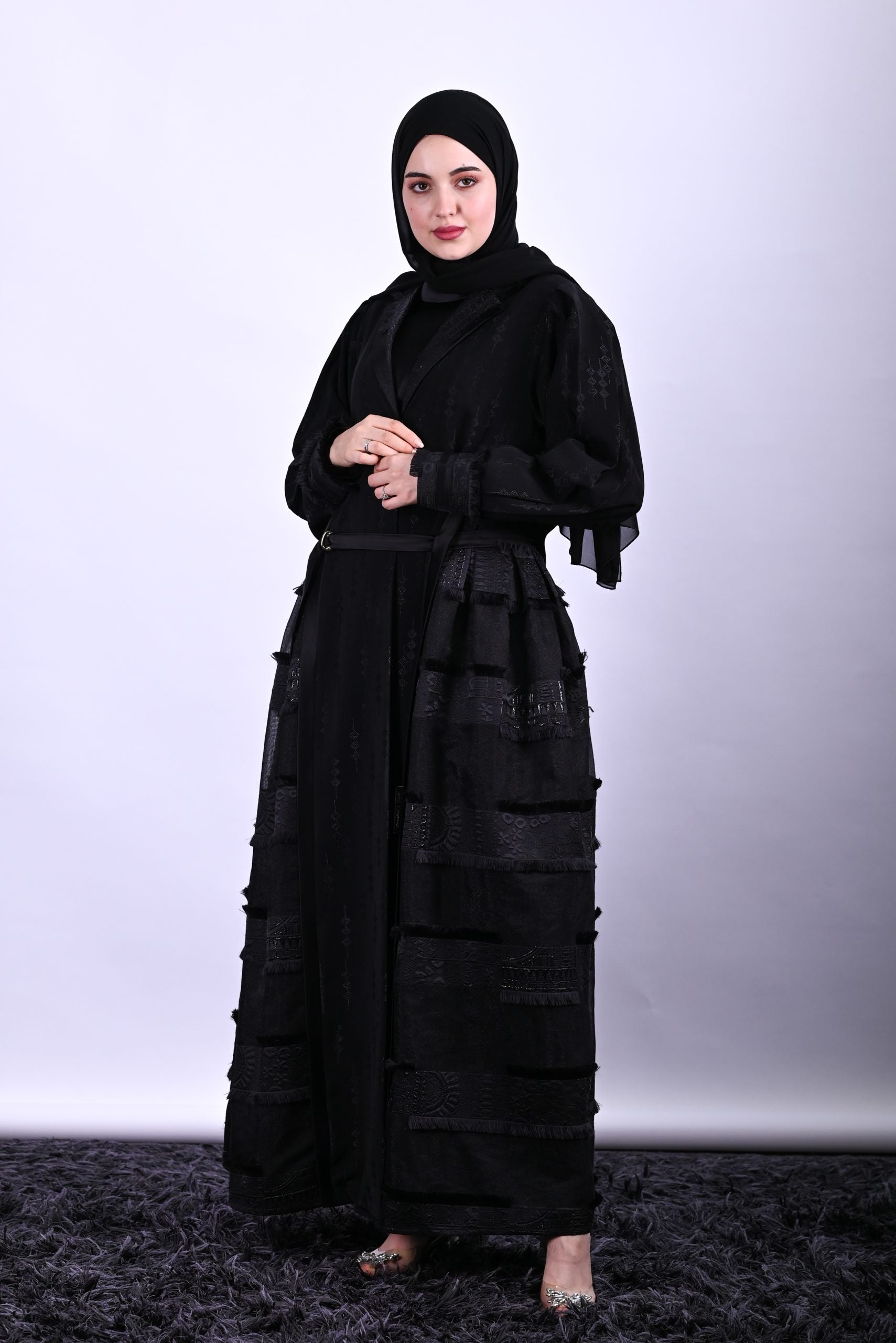 Blazer Abaya Black
