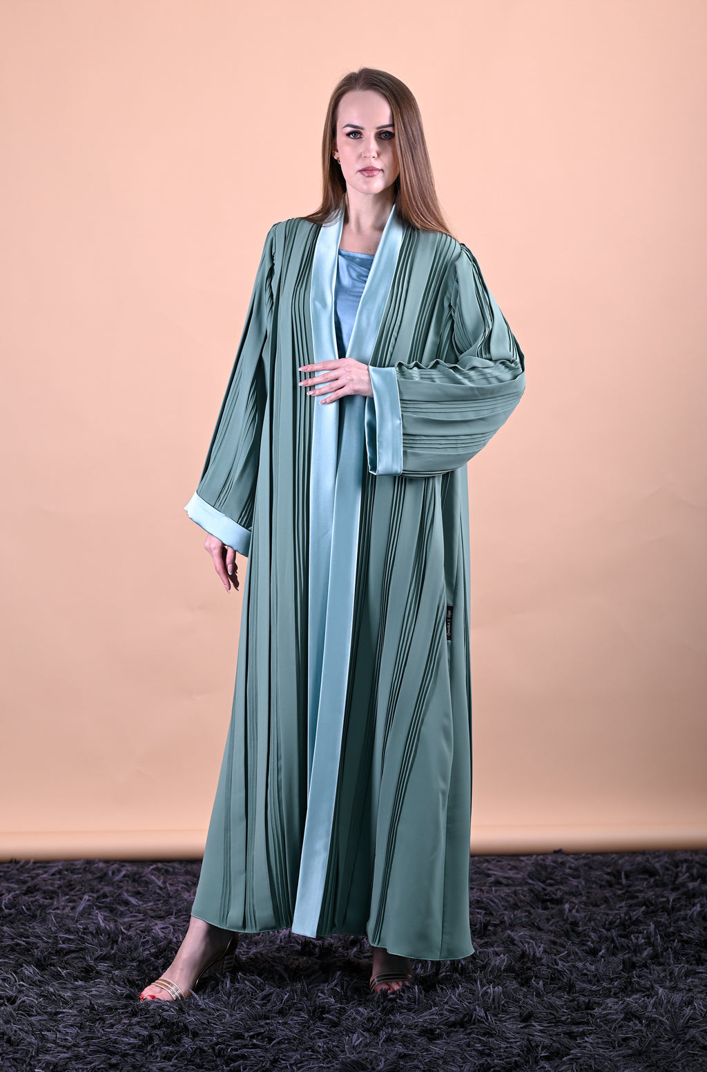 Legendry Hand Made Enigma Green Abaya