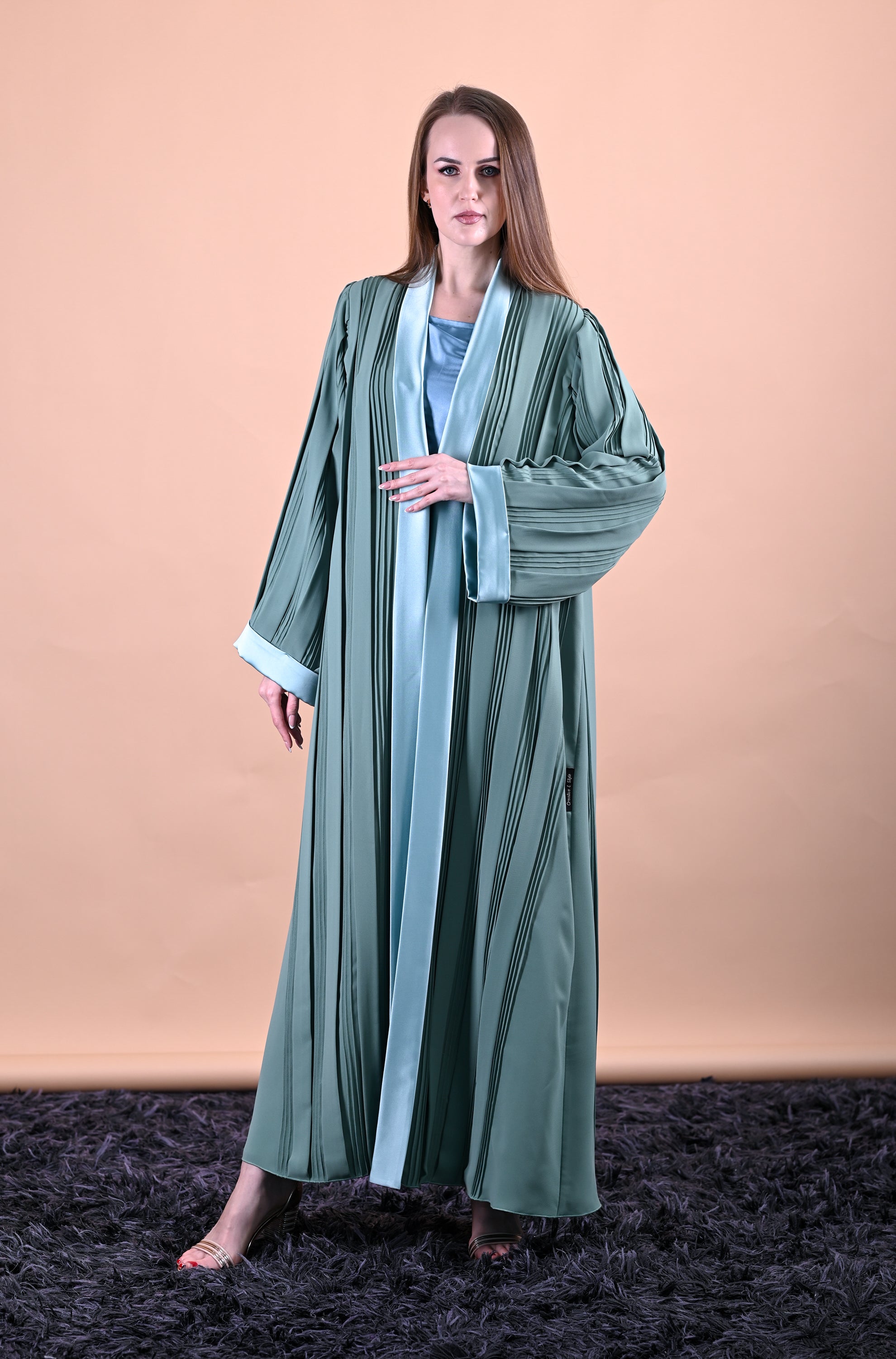 Legendry Hand Made Enigma Green Abaya