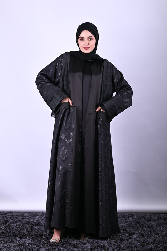 Elegant Enigma Silk Crepe Abaya