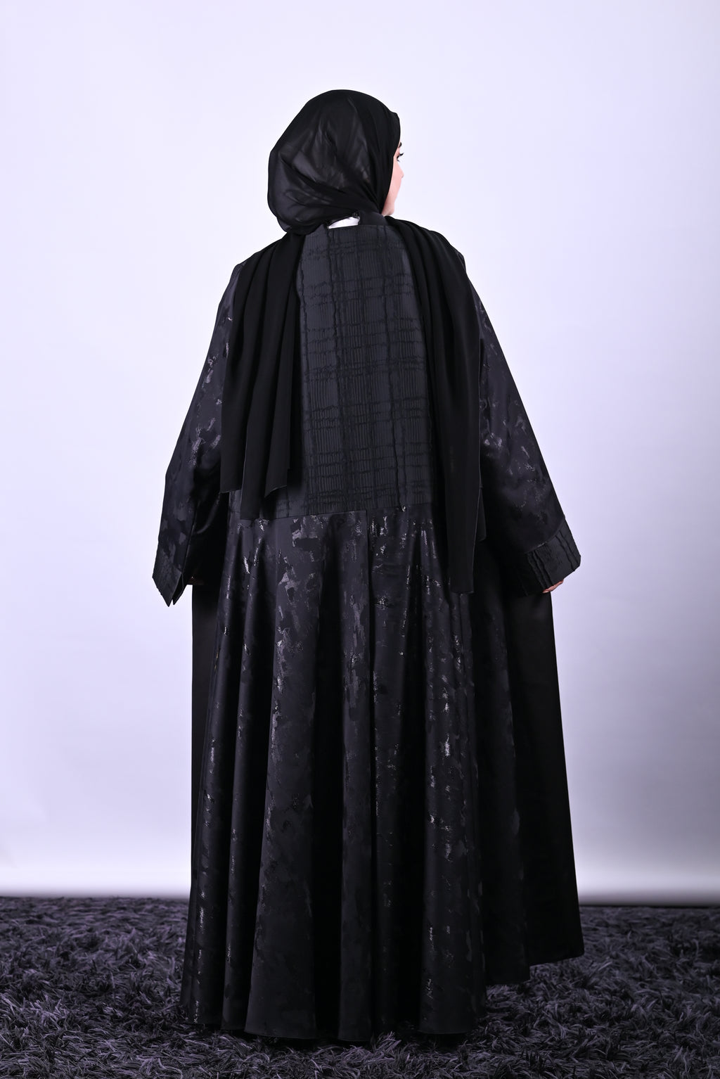 Elegant Enigma Silk Crepe Abaya