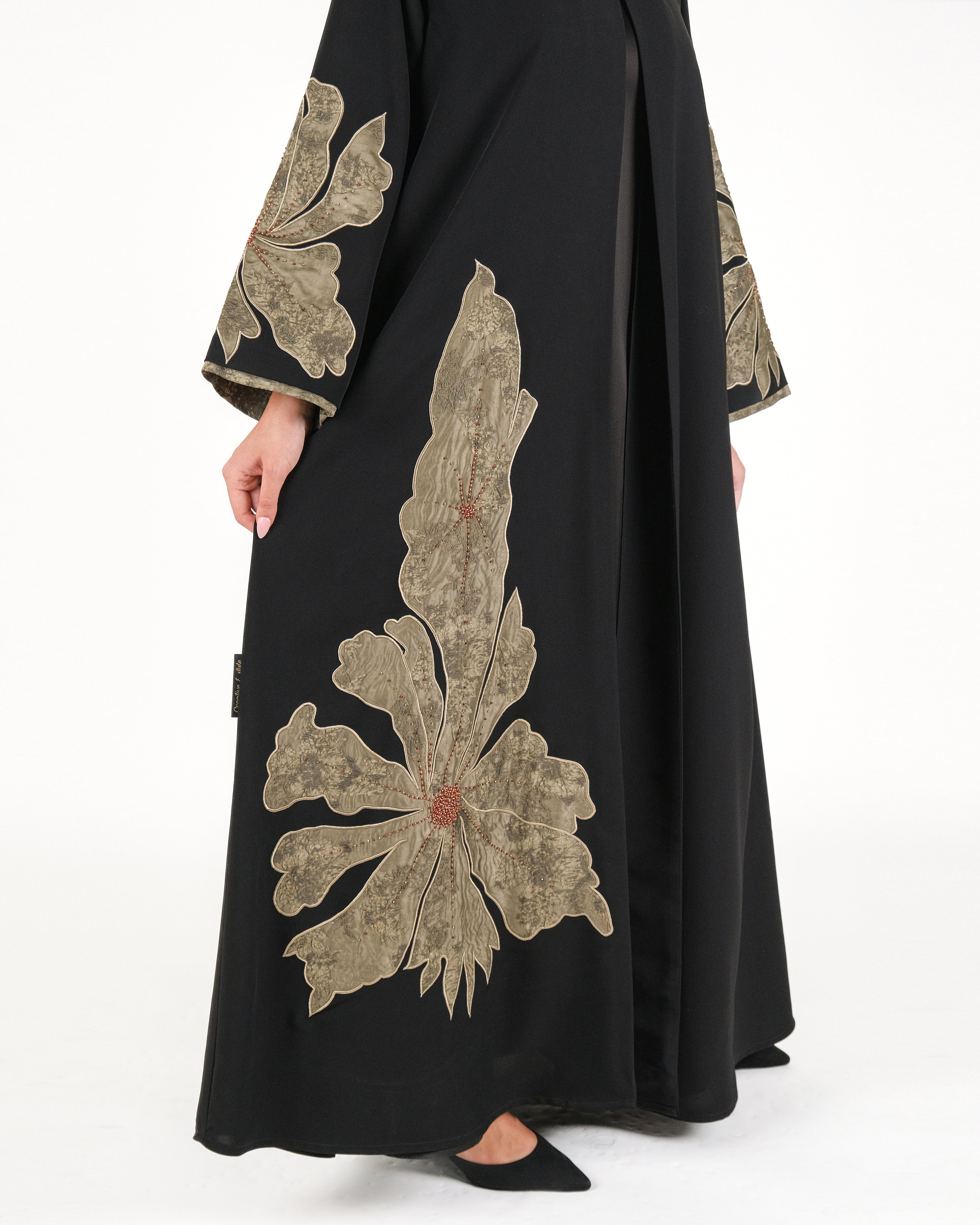 Moroccan Nida Abaya with Handwork & Embroidery