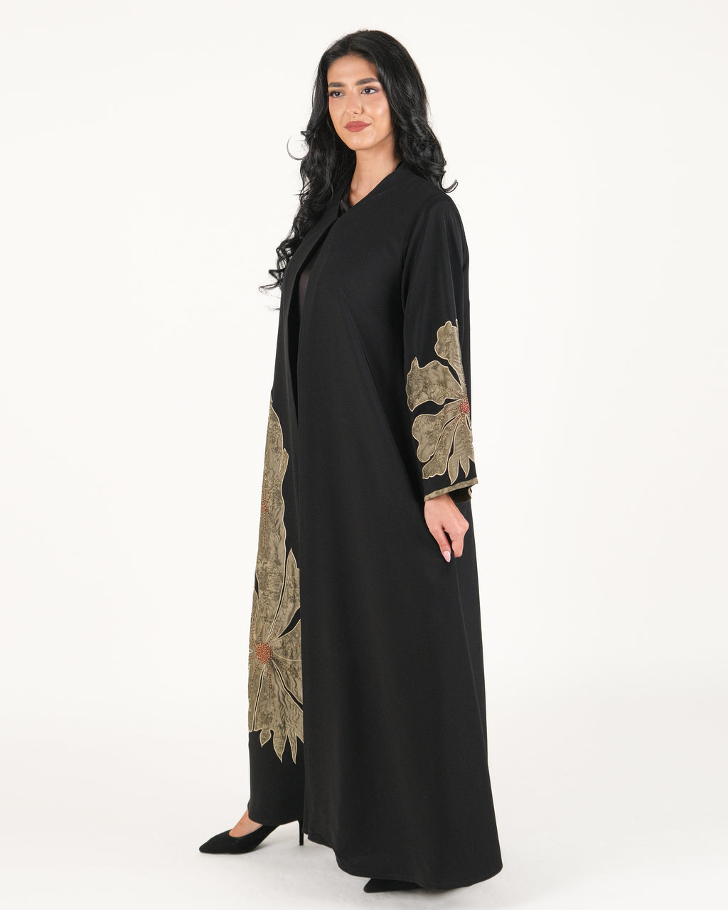 Moroccan Nida Abaya with Handwork & Embroidery