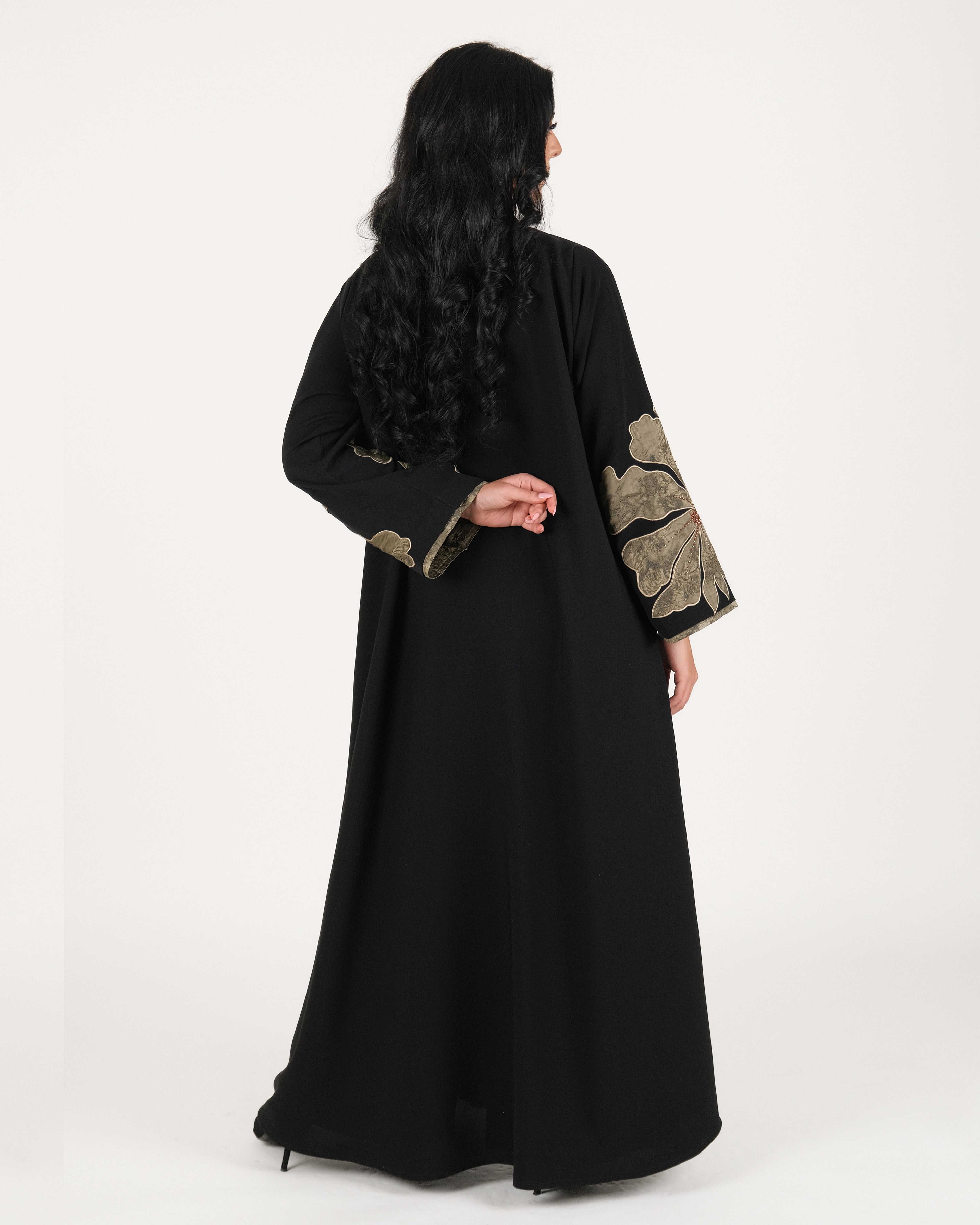 Moroccan Nida Abaya with Handwork & Embroidery