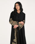 Moroccan Nida Abaya with Handwork & Embroidery