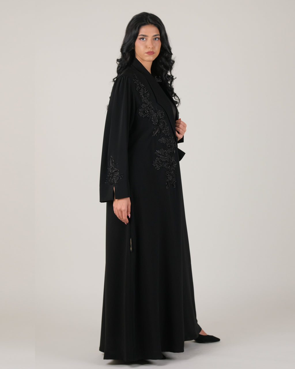 Grace in Floral HandWork Abaya