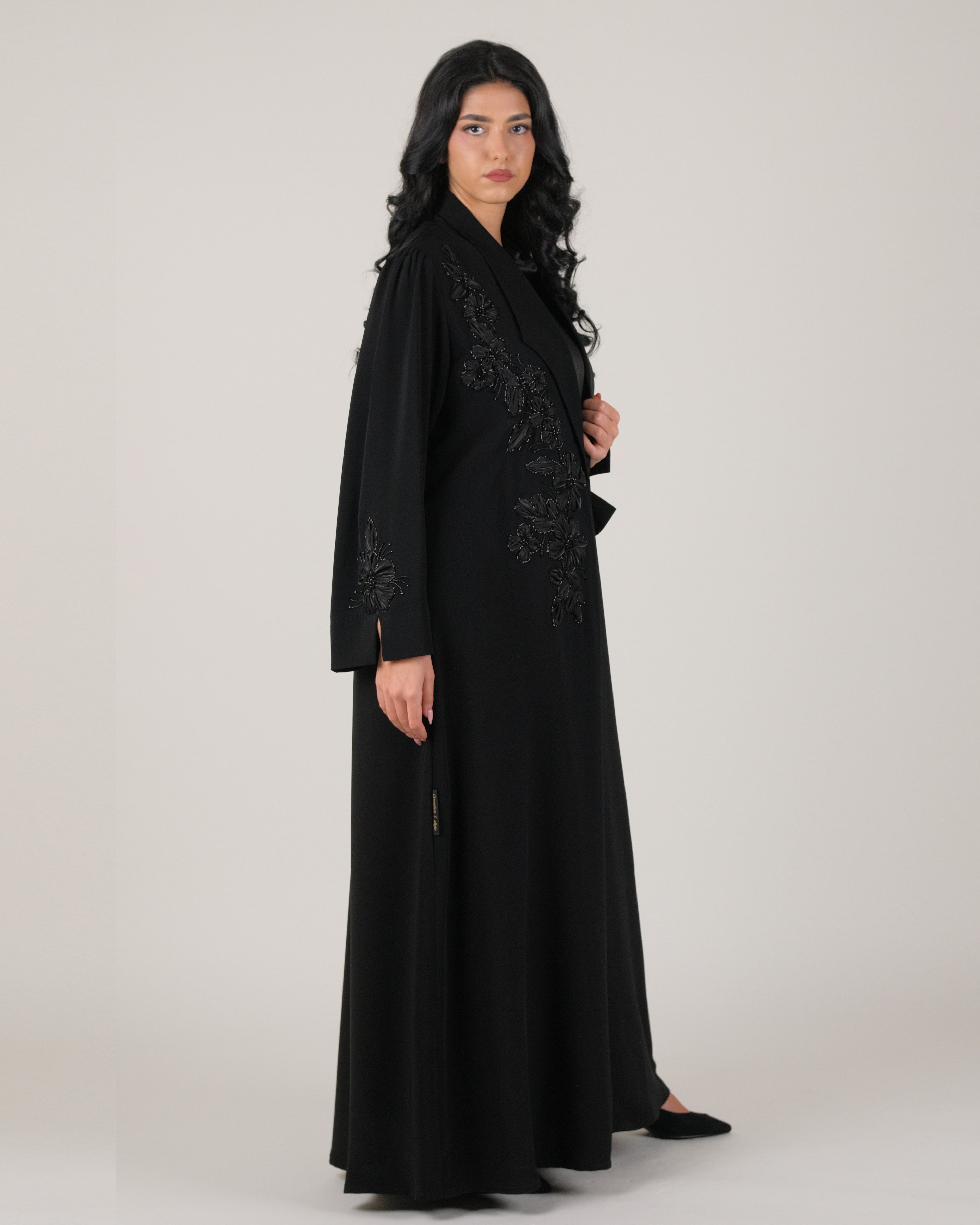 Grace in Floral HandWork Abaya