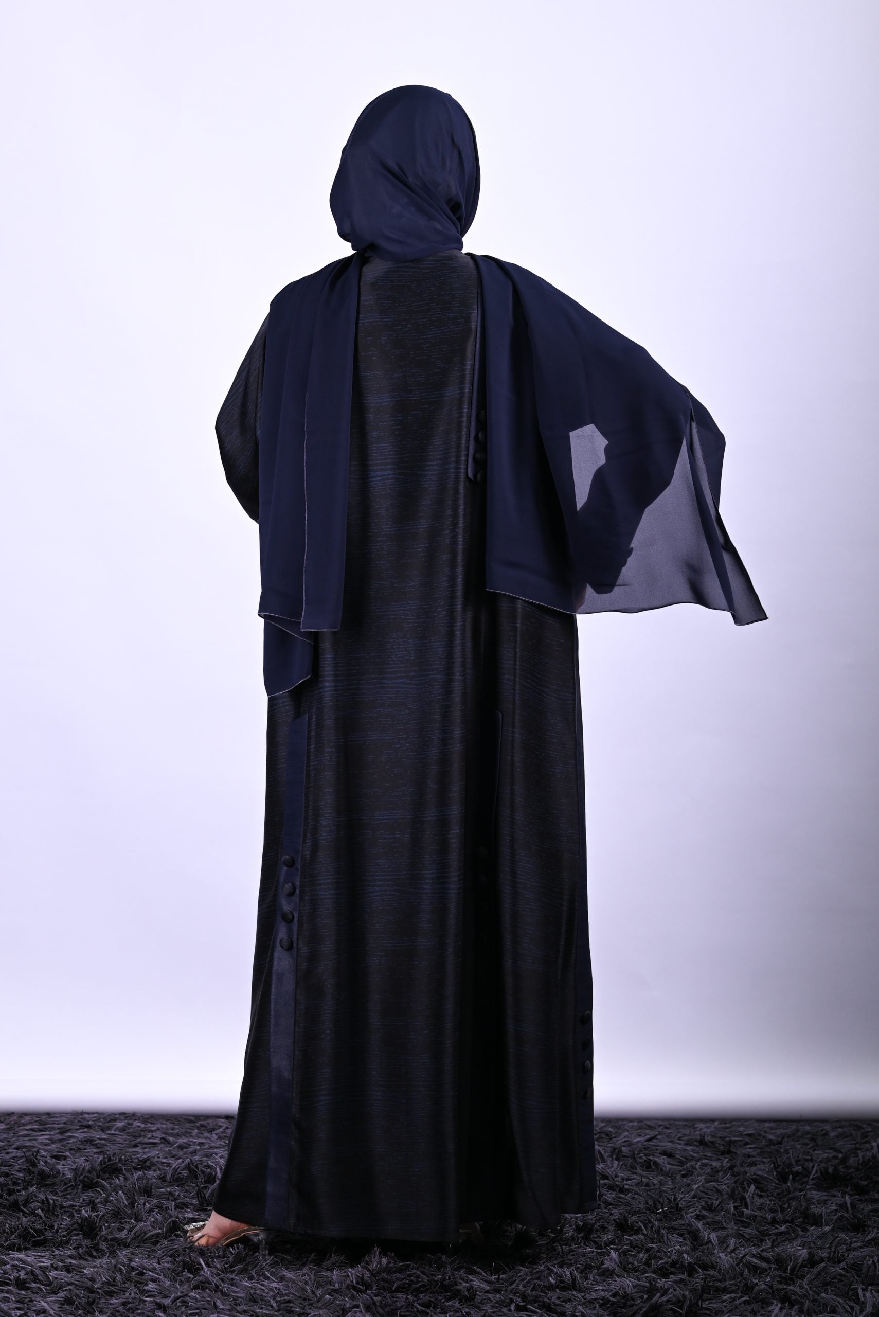 Blue Silk Magic Fabric Hand Made